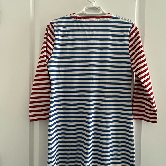 🔻 J.CREW • Women’s Maxi Nautical Dress • Small • Red,White, Blue • - Picture 5 of 7